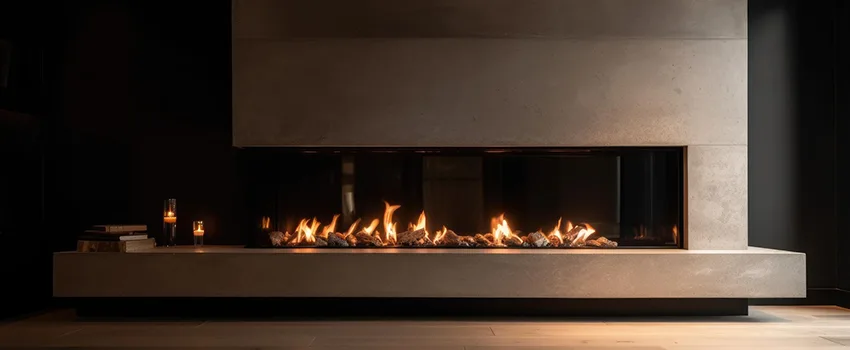 Gas Fireplace Ember Bed Design Services in Richmond, Virginia