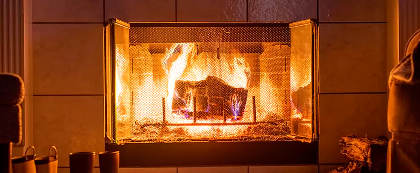 Mendota Hearth Landscape Fireplace Installation in Richmond, Virginia