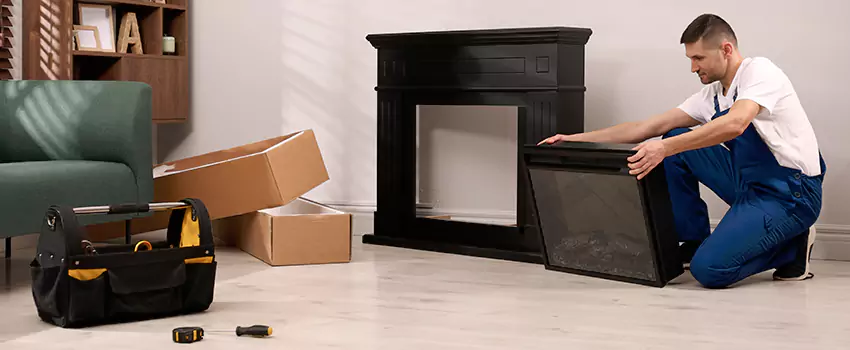 Old Rusted Metal Fireplace Repair And Replacement in Richmond, VA